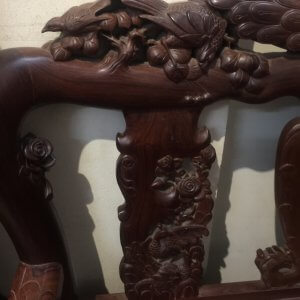 Bộ bàn ghế “Quốc Công” gỗ Cẩm Lai già